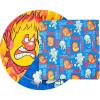 Silver Buffalo Friday the 13th 32 Pack Partyware Disposable Paper Plates and Napkins(The Year Without a Santa Claus (32 Pack))