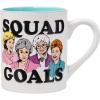 Silver Buffalo Golden Girls Squad Goals Group Ceramic Camper Mug, 20 Ounces, 20oz Squad Goals, 1 Count (Pack of 1)(14oz Squad Goals Group)