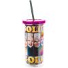 Silver Buffalo Golden Girls Squad Goals Group Ceramic Camper Mug, 20 Ounces, 20oz Squad Goals, 1 Count (Pack of 1)(Black/Multi)