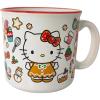 Silver Buffalo Happy Gilmore Golf Academy Ceramic Camper Mug, 20 Ounces(Hello Kitty Gingerbread)