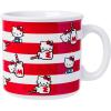 Silver Buffalo Happy Gilmore Golf Academy Ceramic Camper Mug, 20 Ounces(Hello Kitty Milk and Stripes)