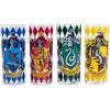 Silver Buffalo Harry Potter Hogwarts House Crests 4-Pack Tumbler Set, 10-Ounces(Hogwarts Crests Tumbler)