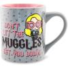 Silver Buffalo Harry Potter vs Malfoy Anime Style Ceramic Camper Mug, 20 Ounces(Don’t Let the Muggles Get You Down)