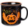 Silver Buffalo Lilo and Stitch Gimmie Treats 20oz Ceramic Camper Mug(Black/Multi)