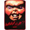 Silver Buffalo MGM The Amityville Horror “Home Sweet Home” Screen Print Plush Raschel Throw Blanket, 45″ x 60″(Chucky Wanna Play)