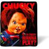 Silver Buffalo MGM The Amityville Horror “Home Sweet Home” Screen Print Plush Raschel Throw Blanket, 45″ x 60″(Hi I’m Chucky)
