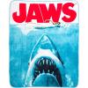 Silver Buffalo MGM The Amityville Horror “Home Sweet Home” Screen Print Plush Raschel Throw Blanket, 45″ x 60″(Jaws Movie Poster)
