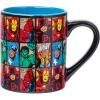 Silver Buffalo Marvel Deadpool Nerdin Since the 90s Ceramic Camper Mug, 20 Ounces(Avengers Comics Grid)