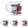 Silver Buffalo Marvel Deadpool Nerdin Since the 90s Ceramic Camper Mug, 20 Ounces(Marvel Deadpool)