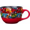 Silver Buffalo Marvel Deadpool Nerdin Since the 90s Ceramic Camper Mug, 20 Ounces(Multicolor)