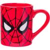 Silver Buffalo Marvel Deadpool Nerdin Since the 90s Ceramic Camper Mug, 20 Ounces(Spider-Man Eyes)