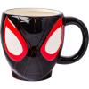 Silver Buffalo Marvel Deadpool Nerdin Since the 90s Ceramic Camper Mug, 20 Ounces(Spider-Man Miles-Sculpted)