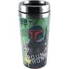 Silver Buffalo Marvel Deadpool Stainless Steel Travel Mug, 16-Ounces(Boba Fett)