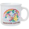 Silver Buffalo My Little Pony Friends 4-Ever Forever Featuring Sunlight, Windy, and Skydancer Ceramic Camper Mug 20 Ounces
