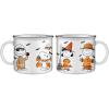 Silver Buffalo Peanuts Halloween Characters 20oz Ceramic Camper Mug(White/Multi)