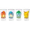 Silver Buffalo Pokemon Original Starters Feautirng Charmander, Squirtle, Bulbasaur, and Pikachu 4 Pack Pint Glass Set, 16 Ounces(Pokemon Original Starters)