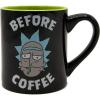 Silver Buffalo Rick and Morty Heads Line Up Ceramic Soup Mug, 24-Ounce(14oz Rick and Morty Ceramic Mug)