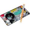 Silver Buffalo Rick and Morty Plant Portal Fall Ceramic Sushi Set with Dipping Sauce Dish and Matching Chopsticks(Avengers)