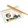 Silver Buffalo Rick and Morty Plant Portal Fall Ceramic Sushi Set with Dipping Sauce Dish and Matching Chopsticks(Hello Kitty and Friends)