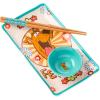 Silver Buffalo Rick and Morty Plant Portal Fall Ceramic Sushi Set with Dipping Sauce Dish and Matching Chopsticks(Scooby Doo Feed Me)