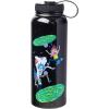 Silver Buffalo Rick and Morty Portal Jump Stainless Steel Water Bottle With Twist Lid, 42 Ounces