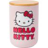 Silver Buffalo Sanrio Hello Kitty Frankenstein Sculpted Ceramic Cookie Jar, 7” x 5.75” x 9.75”(Hello Kitty (Ceramic with Bamboo Lid))