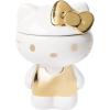 Silver Buffalo Sanrio Hello Kitty Frankenstein Sculpted Ceramic Cookie Jar, 7” x 5.75” x 9.75”(Hello Kitty Gold (Ceramic Sculpted))