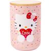 Silver Buffalo Sanrio Hello Kitty Frankenstein Sculpted Ceramic Cookie Jar, 7” x 5.75” x 9.75”(Hello Kitty Holding Love (Ceramic with Bamboo Lid))