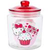 Silver Buffalo Sanrio Hello Kitty Frankenstein Sculpted Ceramic Cookie Jar, 7” x 5.75” x 9.75”(Hello Kitty Kawaii Cupcake (Glass))
