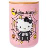 Silver Buffalo Sanrio Hello Kitty Frankenstein Sculpted Ceramic Cookie Jar, 7” x 5.75” x 9.75”(Hello Kitty Skeleton Colored (Ceramic with Bamboo Lid))