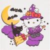 Silver Buffalo Sanrio Hello Kitty Halloween Box Wall Sign, 6″ x 6″ x 1.5″