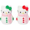 Silver Buffalo Sanrio Hello Kitty Halloween Ceramic Salt and Pepper Shaker Set, 5” L x 2” W x 3.5” H(Hello Kitty Holiday Kitty Snowman)