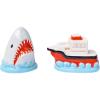 Silver Buffalo Sanrio Hello Kitty Halloween Ceramic Salt and Pepper Shaker Set, 5” L x 2” W x 3.5” H(Jaws Shark Breach and Orca)