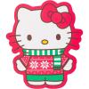 Silver Buffalo Sanrio Hello Kitty Holiday Large Die Cut MDF Box Wall Sign, 7″ x 1.2″ x 8”