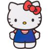Silver Buffalo Sanrio Hello Kitty Large Die Cut MDF Box Wall Sign, 5.7” x 1.2” x 8”