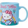 Silver Buffalo Sanrio Hello Kitty Spooky Halloween Glass Coffee Mug, 17.5 ounces(Sanrio Hello Kitty Good Vibes)