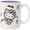 Silver Buffalo Sanrio Hello Kitty Spooky Halloween Glass Coffee Mug, 17.5 ounces(Sanrio Hello Kitty Halloween)