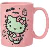 Silver Buffalo Sanrio Hello Kitty Spooky Halloween Glass Coffee Mug, 17.5 ounces(Sanrio Hello Kitty Halloween Frankenstein)