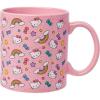 Silver Buffalo Sanrio Hello Kitty Spooky Halloween Glass Coffee Mug, 17.5 ounces(Sanrio Hello Kitty Whimsical Pastel)