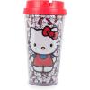 Silver Buffalo Sanrio Hello Kitty Zodiac Signs Iridescent Double Walled Tritan Water Bottle, 18 Ounces(Hello Kitty Faces)