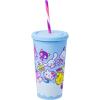 Silver Buffalo Sanrio Hello Kitty Zodiac Signs Iridescent Double Walled Tritan Water Bottle, 18 Ounces(Hello Kitty and Friends Matte)