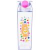 Silver Buffalo Sanrio Hello Kitty and Friends Featuring Cinnamoroll and Strawberries Plastic Pink Milk Carton Pitcher Bottle, 16.2 Ounces(Care Bears Icons)