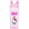 Silver Buffalo Sanrio Hello Kitty and Friends Featuring Cinnamoroll and Strawberries Plastic Pink Milk Carton Pitcher Bottle, 16.2 Ounces(Hello Kitty and Tiny Chum)