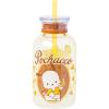 Silver Buffalo Sanrio Hello Kitty and Friends Featuring Cinnamoroll and Strawberries Plastic Pink Milk Carton Pitcher Bottle, 16.2 Ounces(Pochacco Bananas)