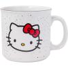 Silver Buffalo Sanrio Hello Kitty and Friends Gudetama Lazy Egg Sailing Ceramic Camper Mug, 20 Ounces(Hello Kitty Hello)