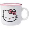 Silver Buffalo Sanrio Hello Kitty and Friends Gudetama Lazy Egg Sailing Ceramic Camper Mug, 20 Ounces(Hello Kitty Wax Resist)