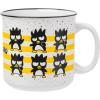 Silver Buffalo Sanrio Hello Kitty and Friends Kuromi Cherries and Black Hearts Ceramic Camper Mug, 20 Ounces(Badtz-Maru)