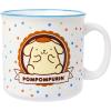 Silver Buffalo Sanrio Hello Kitty and Friends Kuromi Cherries and Black Hearts Ceramic Camper Mug, 20 Ounces(Pompompurin)