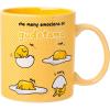 Silver Buffalo Sanrio The Many Emotions of Gudetama Lazy Egg Ceramic Mug, 20 Ounces(Gudetama Many Emotions)