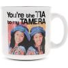 Silver Buffalo Sister Sister Tia to My Tamera Ceramic Camper Coffee Mug, 20 Ounces